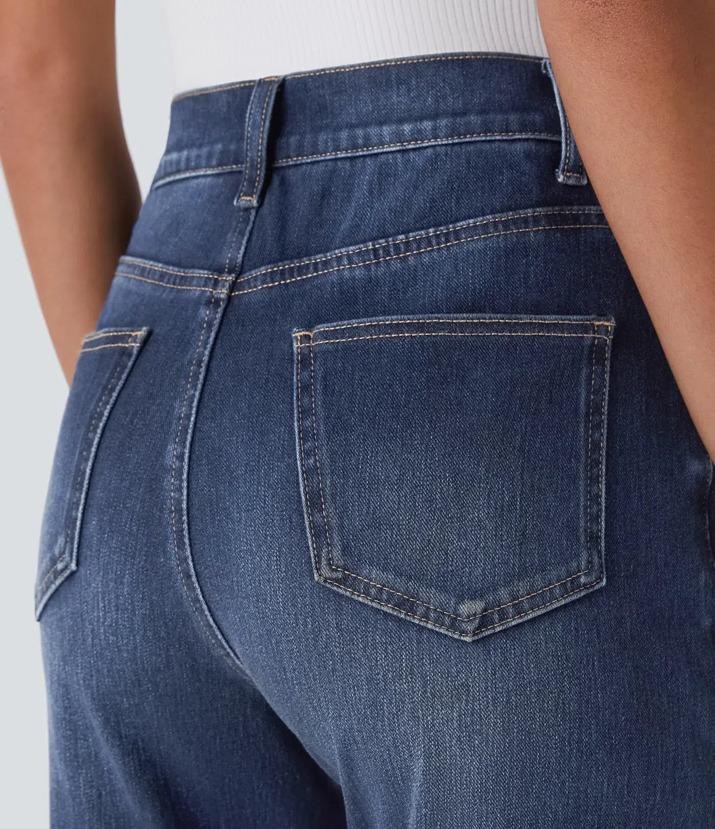 Damen - Bequeme elastische Hose - Stylisch & vielseitig für jeden Tag - Komfort und Stil vereint