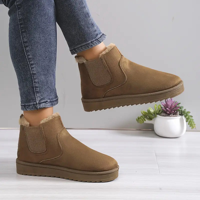 Elly™ | Die bequemsten Plüsch-Schneestiefel aus Fleece| 50% RABATT!