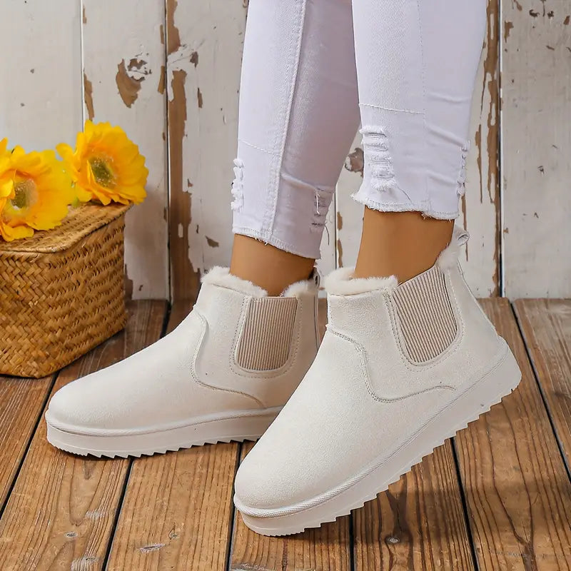 Elly™ | Die bequemsten Plüsch-Schneestiefel aus Fleece| 50% RABATT!