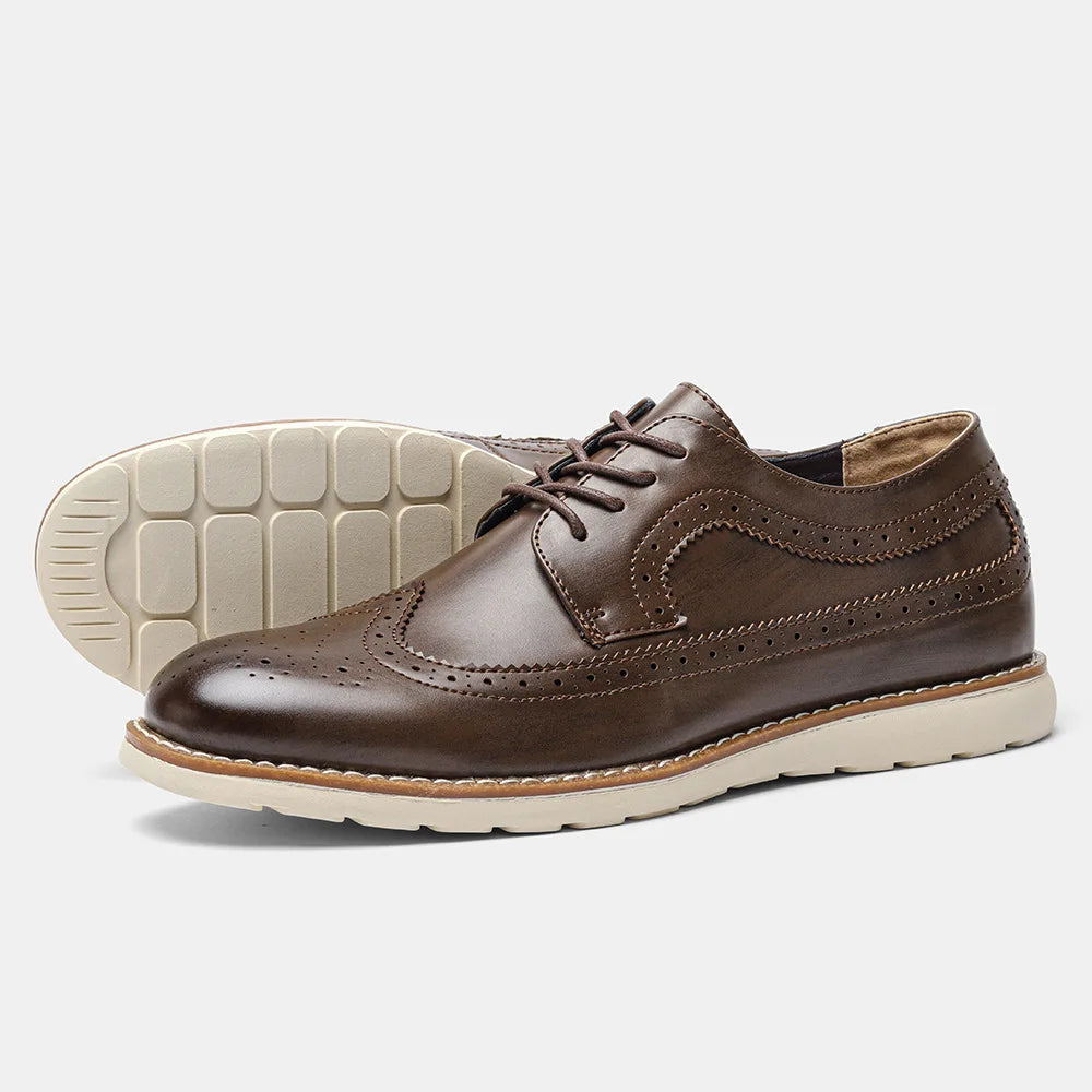 Herren - Klassische schuhe - Leder - Gepolsterte Sohle - Zeitloser Stil & Komfort für jeden Anlass