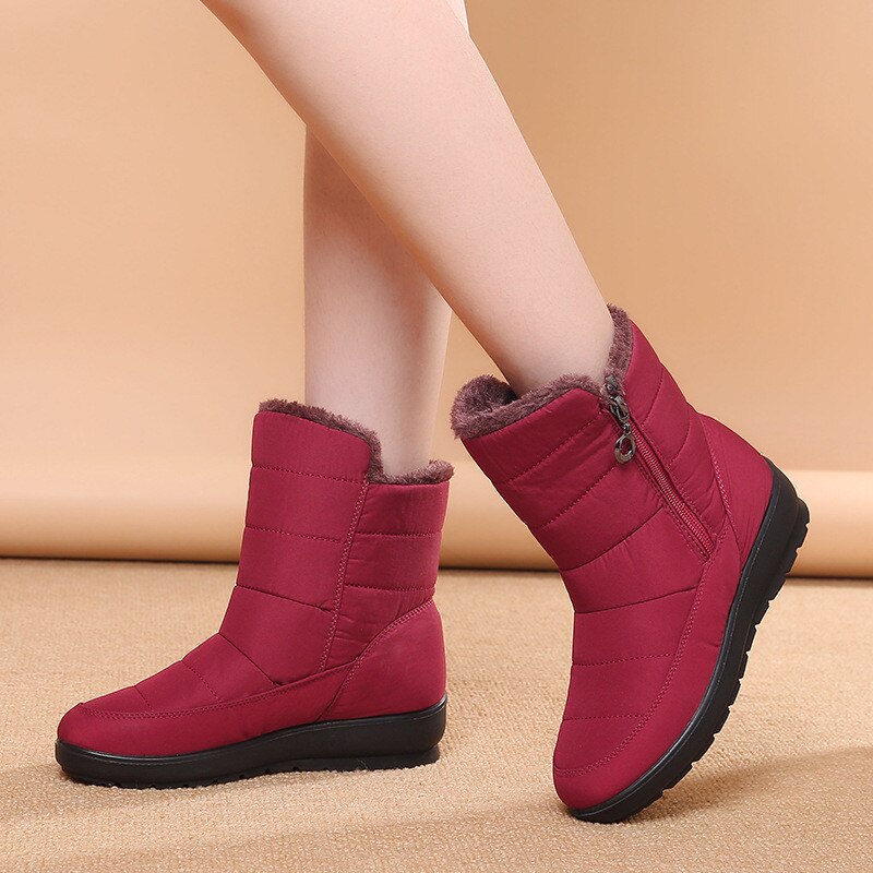 Wasserdichte, rutschfeste Damen-Schneestiefel
