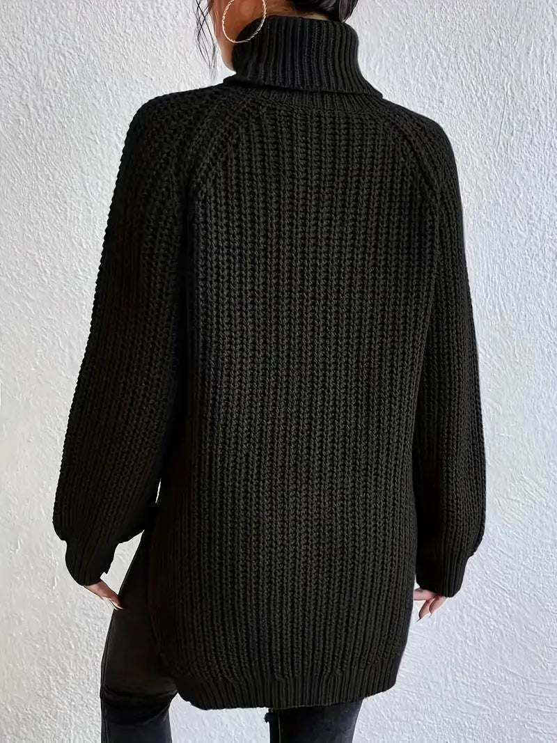 Damen - Rollkragenpullover - Weichem Strick - Stylisch und gemütlich für jeden Anlass