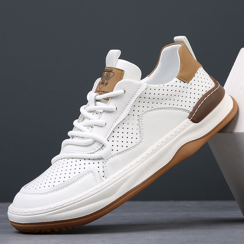 Herren - Sneakers - Leder - modisches Design - Bequeme Freizeitschuhe für jeden Anlass