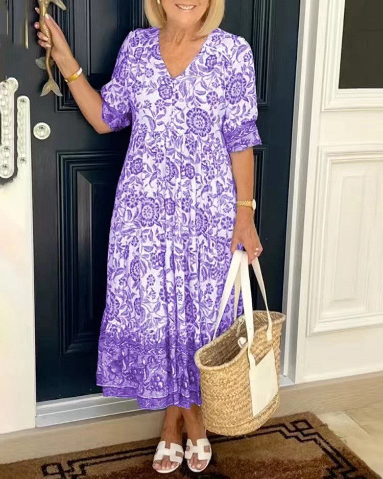 Fleur™ Boho Maxi-Kleid
