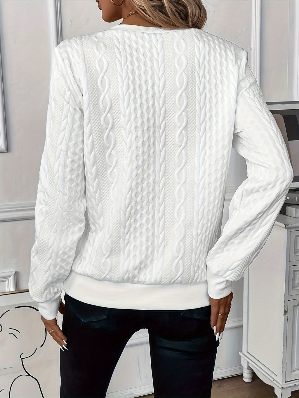 Damen - Pullover mit Reißverschluss - Kuscheliger Strickstoff - Must-Have für stylisches Layering