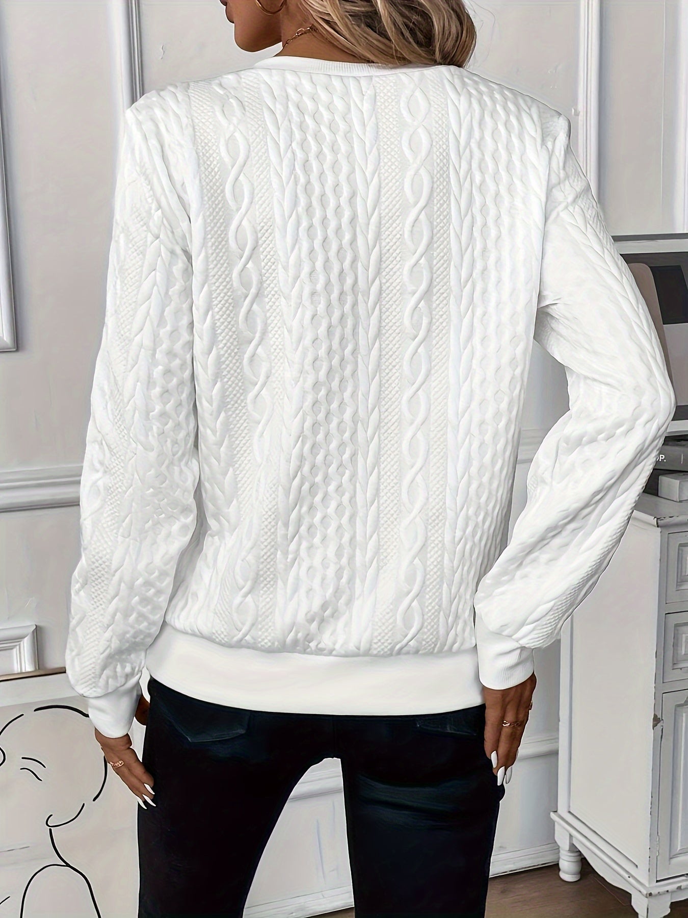 Damen - Pullover mit Reißverschluss - Kuscheliger Strickstoff - Must-Have für stylisches Layering
