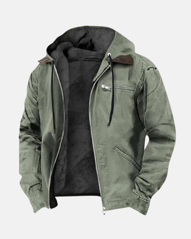 Herren - Leichte Jacke für den Herbst - Atmungsaktive Material - Outdoorbekleidung - Ideale Freizeitmode