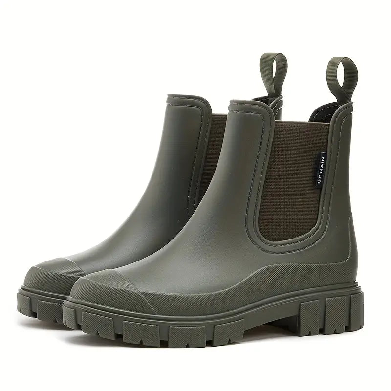 Damen - Regenstiefel - Wasserdichte - Trendiger Stil - Langlebig & Stilvoll für jedes Wetter