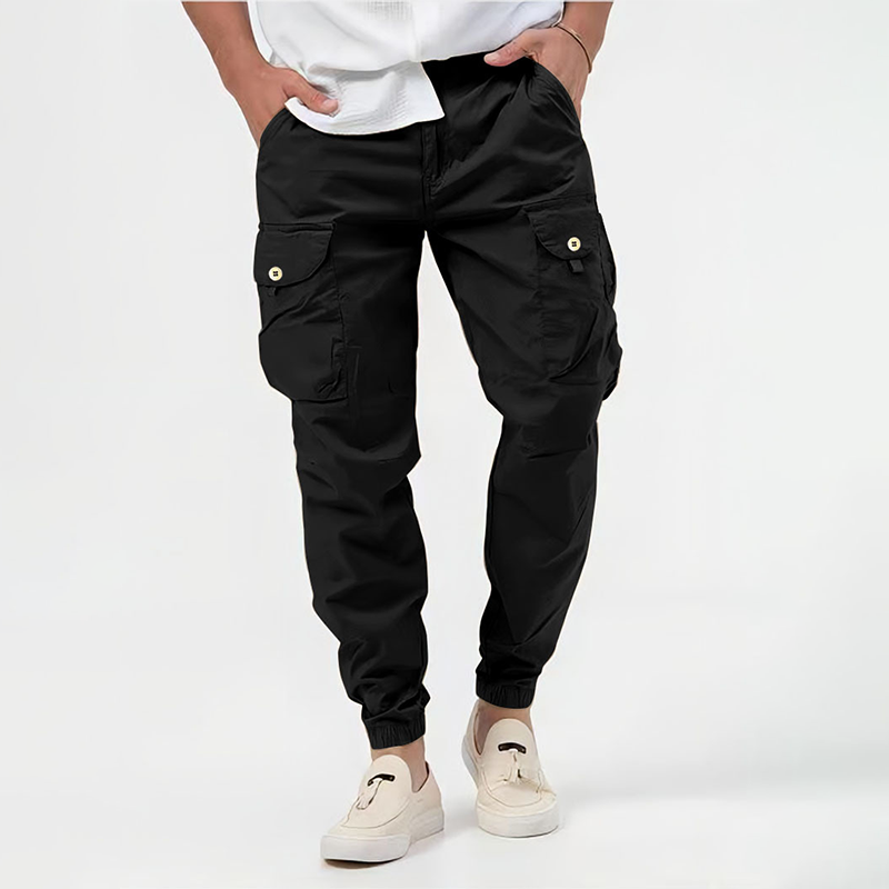 Herren - Cargohose - Atmungsaktivem Material - Lässige Passform - Vielseitige Alltagshose für jeden Anlass