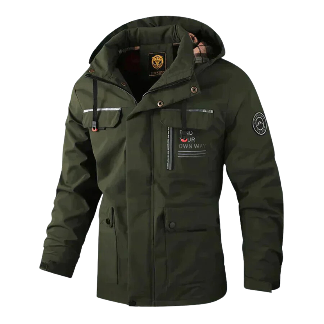 Herren - Winterjacke - Polyester - Robuster Kaltwetter Mantel für kalte Tage