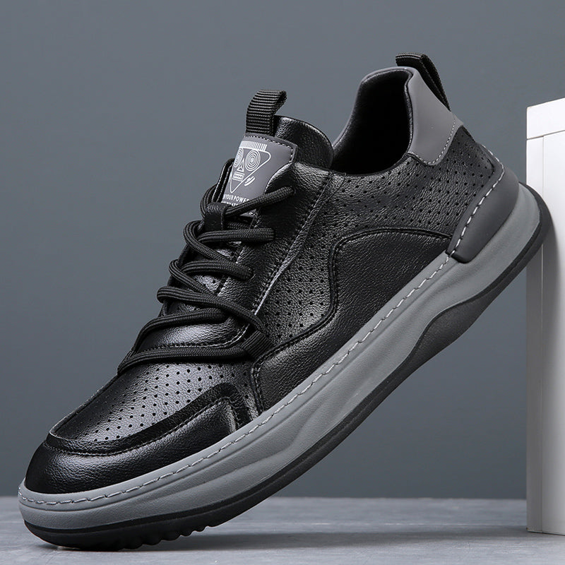 Herren - Sneakers - Leder - modisches Design - Bequeme Freizeitschuhe für jeden Anlass