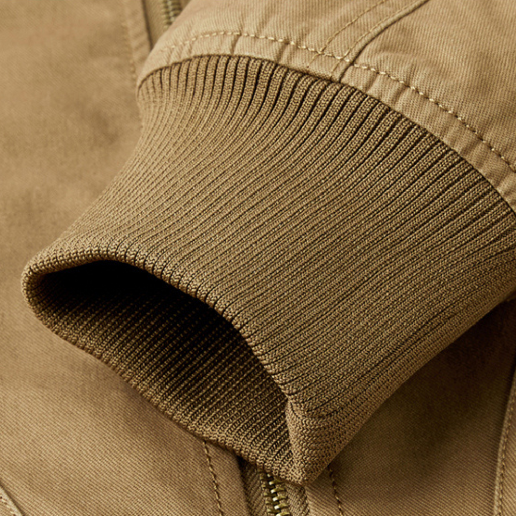 Herren - Sherpa-gefütterte Arbeitsjacke - Baumwoll - Kuschelig & strapazierfähig - Ideal für kalte Wetterabenteuer