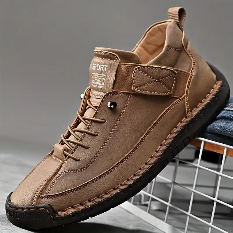 Herren - Bequeme Sneakers - Leder - Stylische, haltbare und unterstützende Schuhe für jeden Anlass