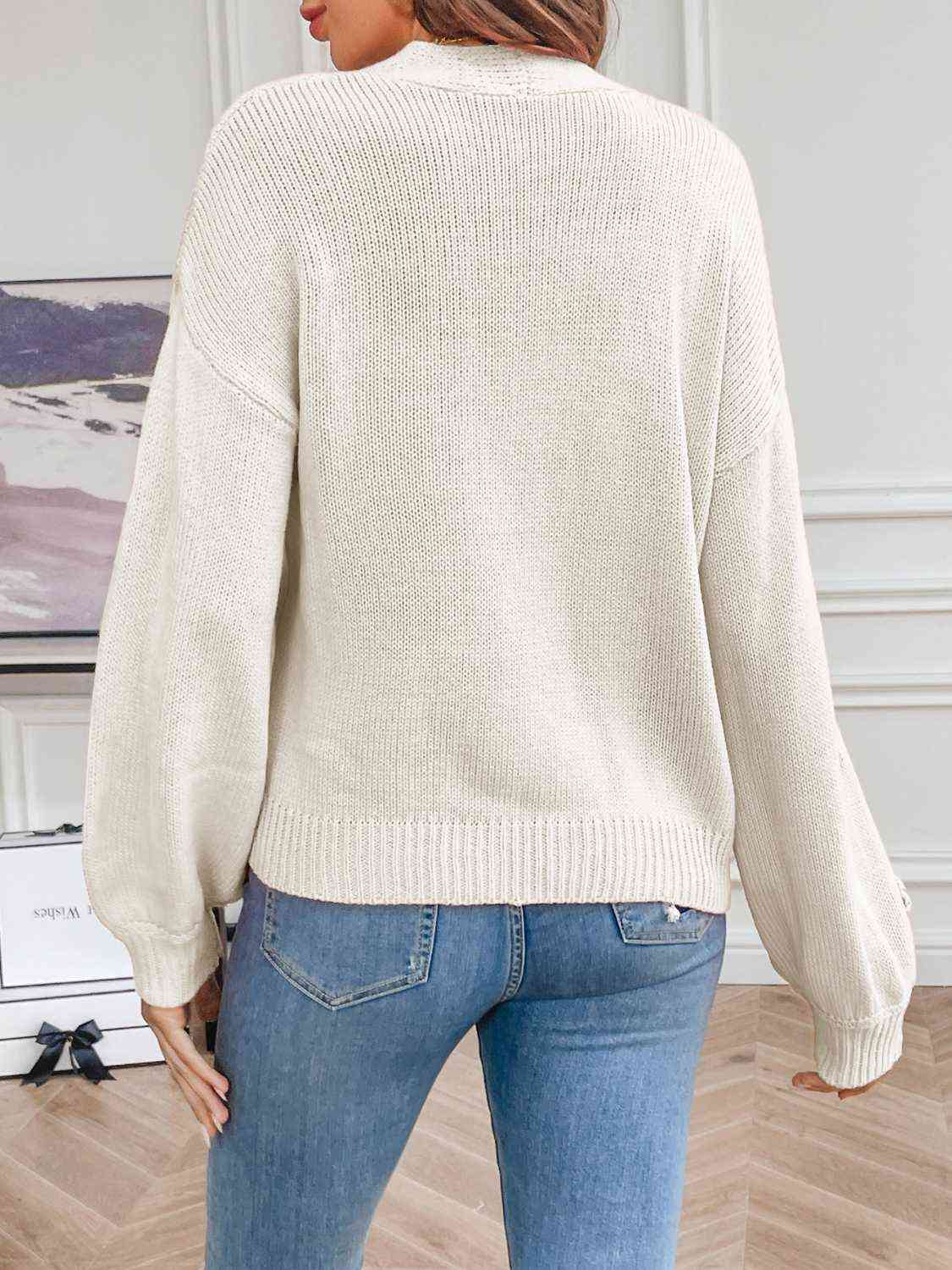 Frauen - Floraler Cardigan - Leicht und stilvoll mit langen Ärmeln - Offene Vorderseite für jedes Outfit