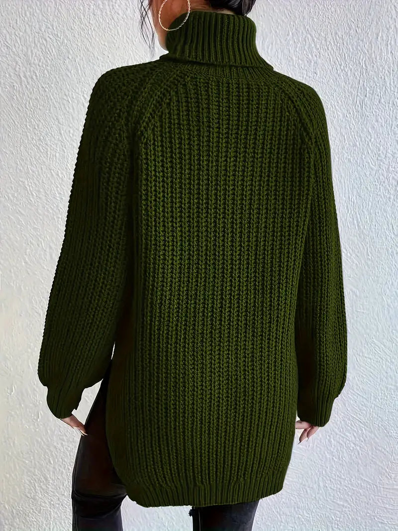 Damen - Rollkragenpullover - Weichem Strick - Stylisch und gemütlich für jeden Anlass