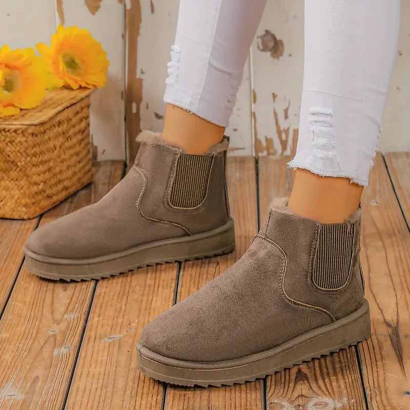 Elly™ | Die bequemsten Plüsch-Schneestiefel aus Fleece| 50% RABATT!