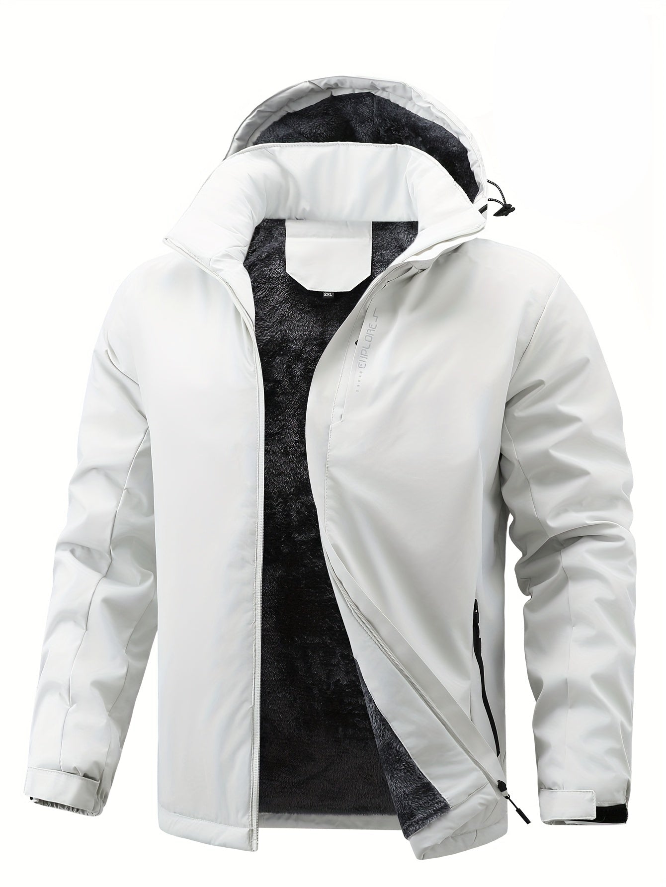 Herren - Wasserdichte Thermo-Winterjacke -  Polyester - Winddicht & Fleece gefüttert für Outdoor-Abenteuer