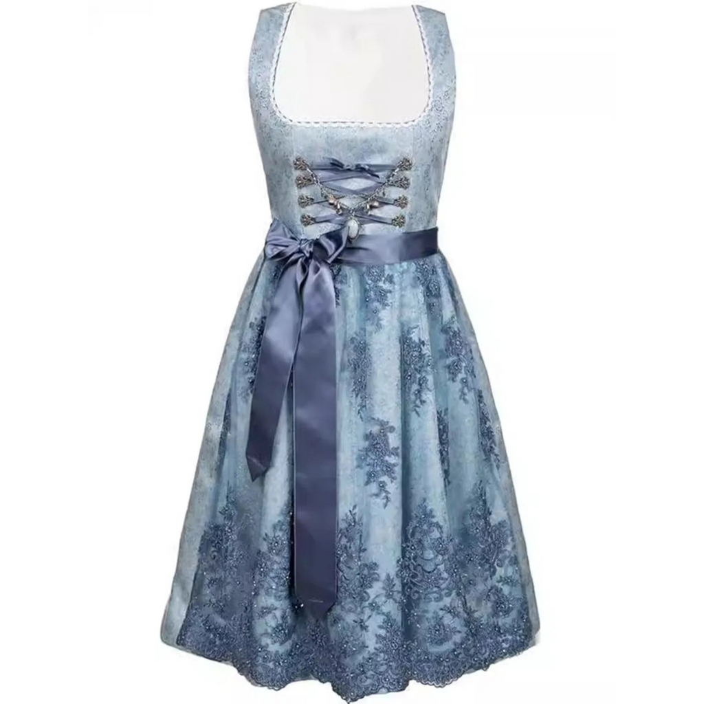 Damen Klassisches Oktoberfest Dirndl Kleid