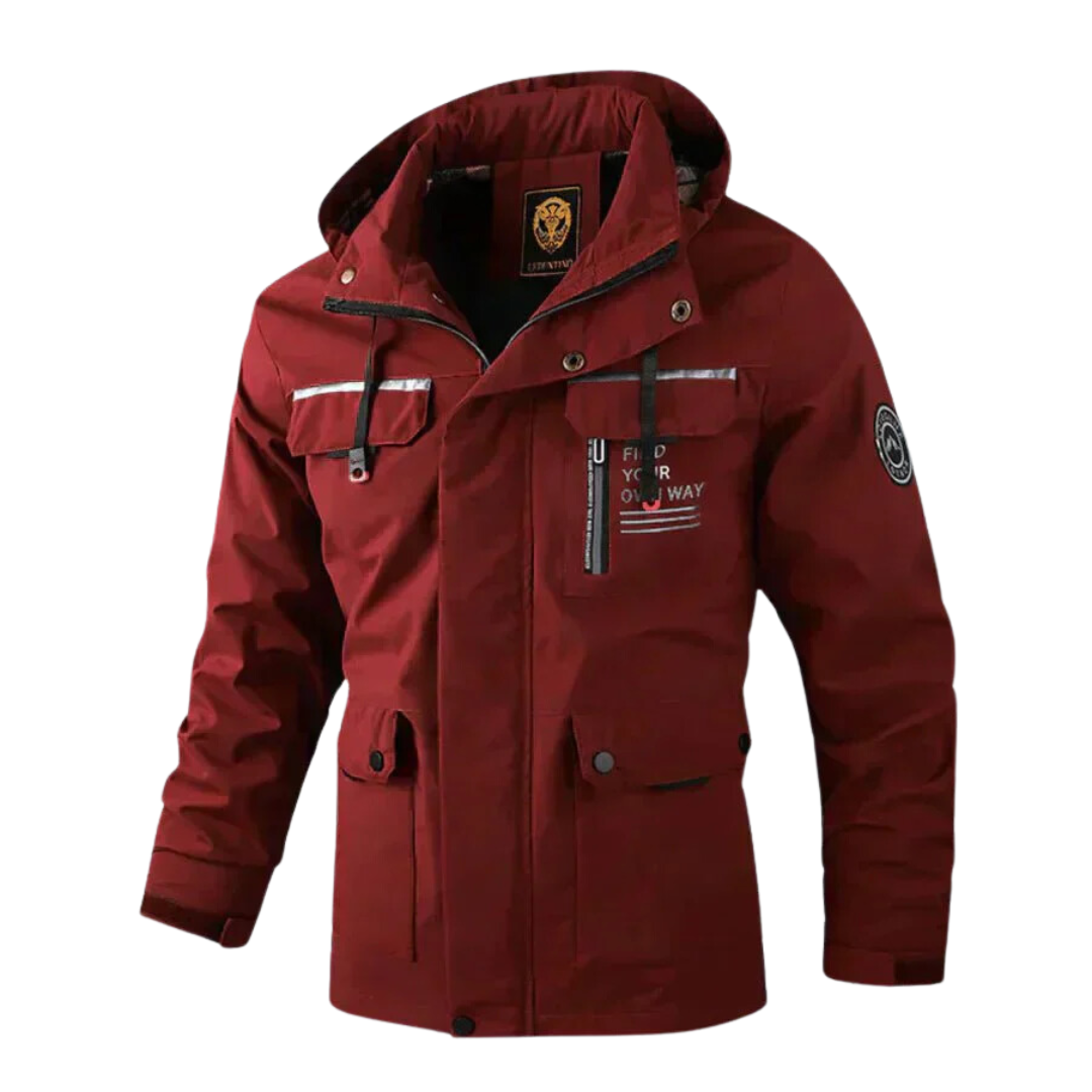 Herren - Winterjacke - Polyester - Robuster Kaltwetter Mantel für kalte Tage