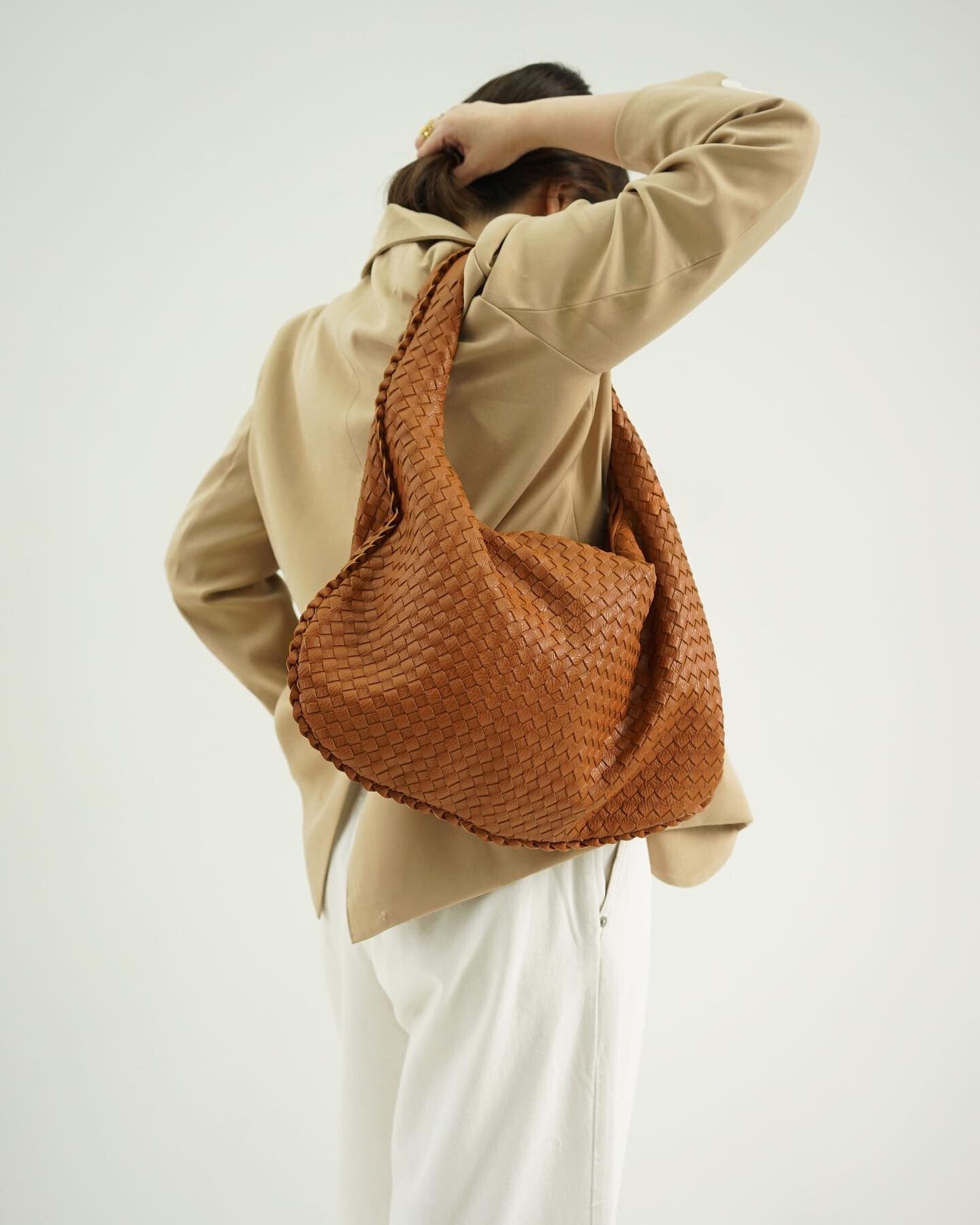 Sophia™ | Elegante Lederschultertasche