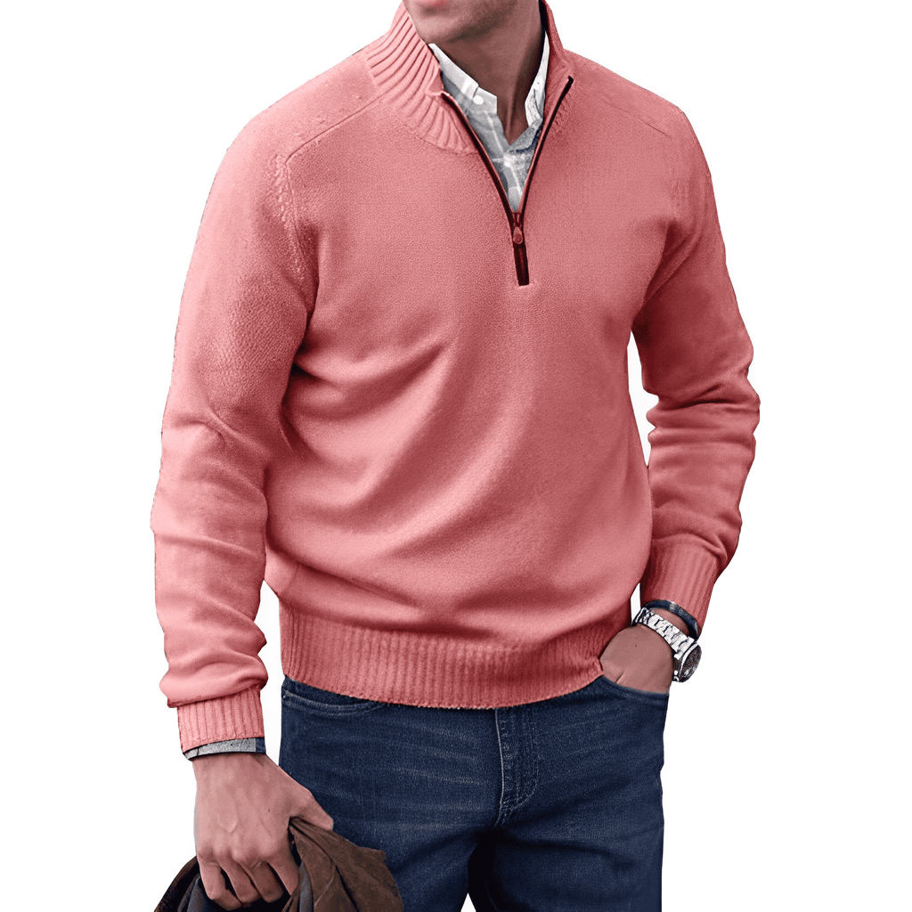 Herren - Bequemer Langarm Pullover - Weicher Strick - Lässiger Stil für jede Jahreszeit
