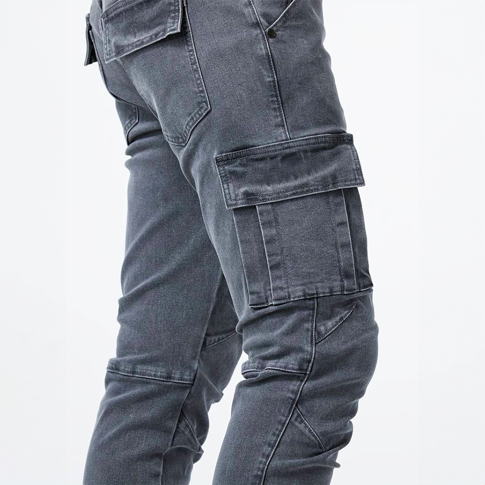 Herren - Cargo Jeans - Hochwertigem Material - Bequeme und stilvolle Passform - Modische Herrenbekleidung