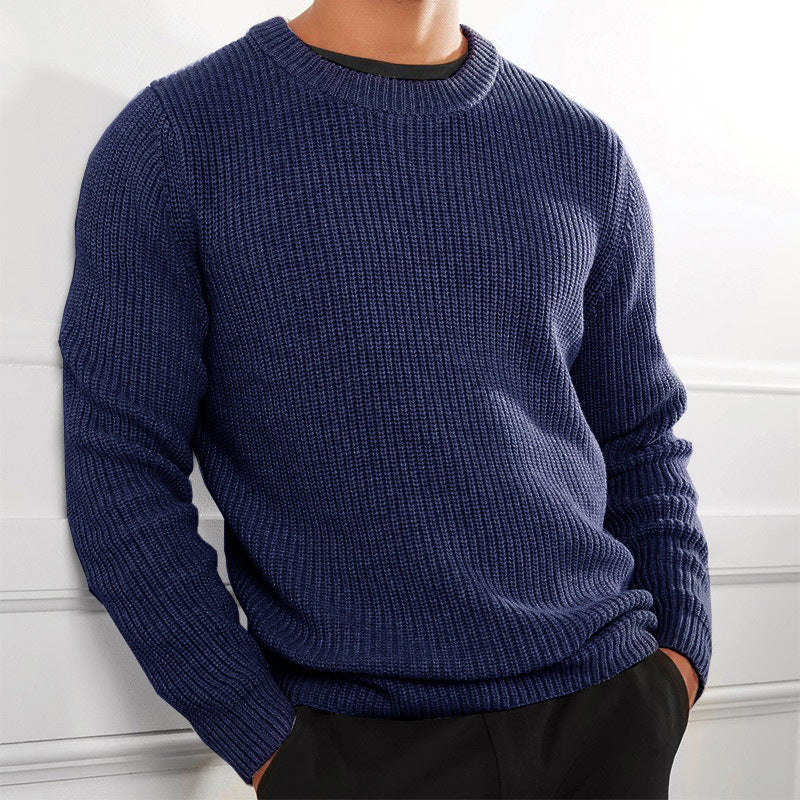 Herren - Bequemer Herbstpullover - Weicher Strick für den Lagenlook - Ideal für kühle Tage
