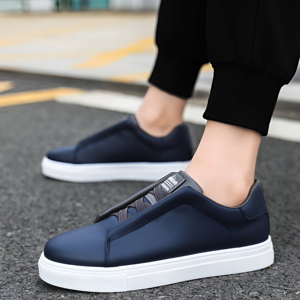 Herren - Slip-On Sneaker - Leichte Material - Gepolsterte Einlegesohle - Ideal für Freizeitaktivitäten