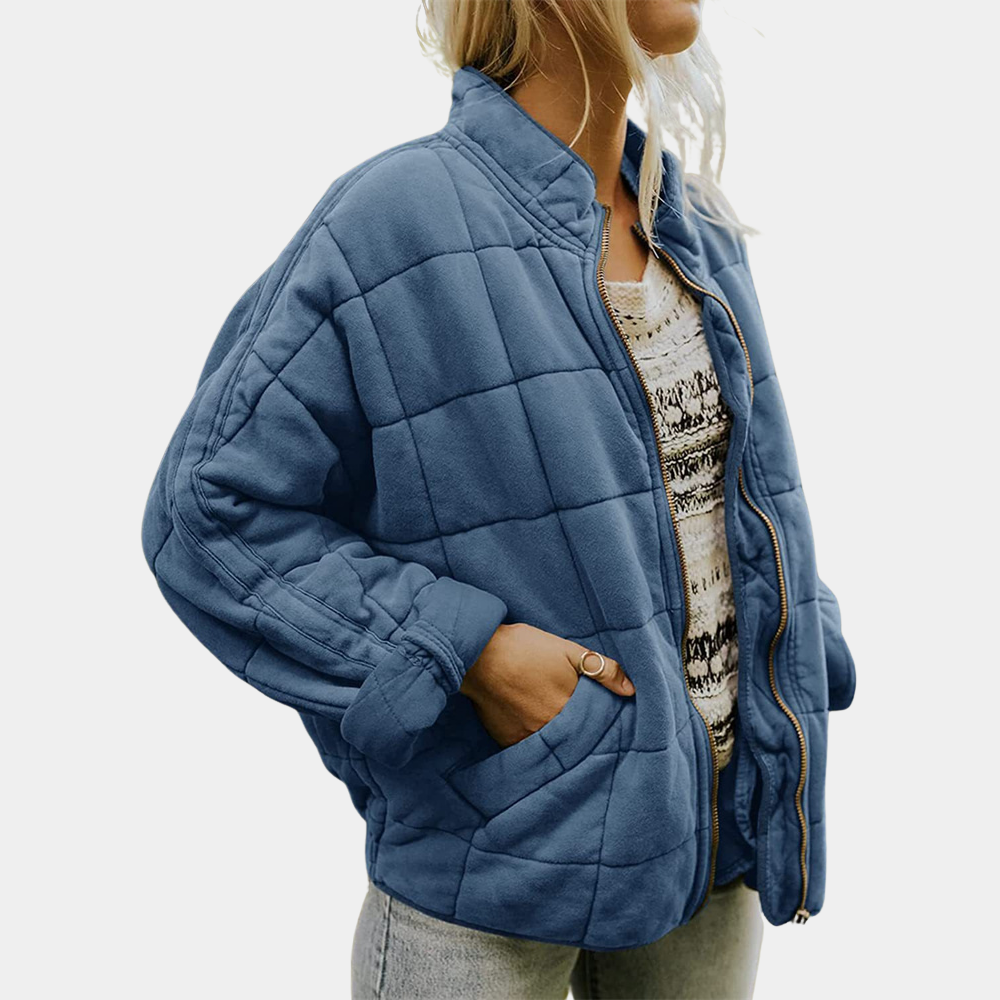 Damen - Warme Steppjacke - Bequeme, leichte Oberbekleidung für kaltes Wetter - Stylisch & gemütlich