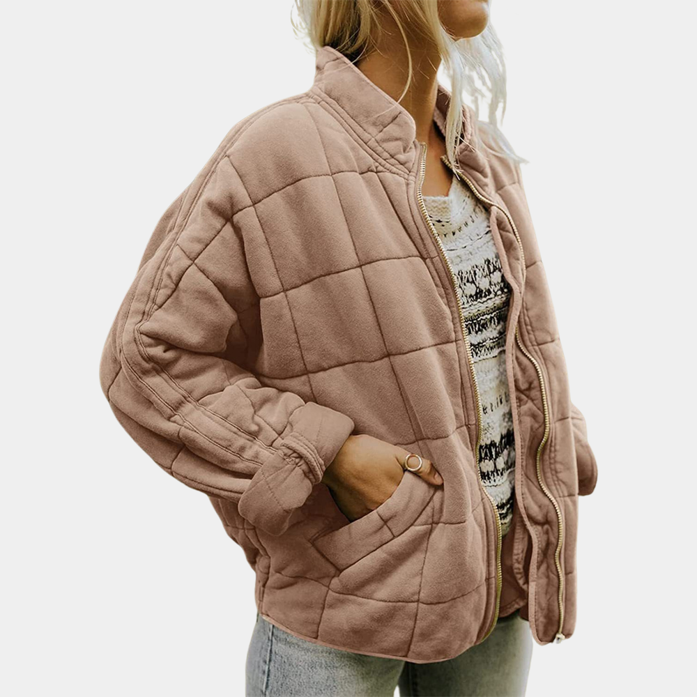 Damen - Warme Steppjacke - Bequeme, leichte Oberbekleidung für kaltes Wetter - Stylisch & gemütlich