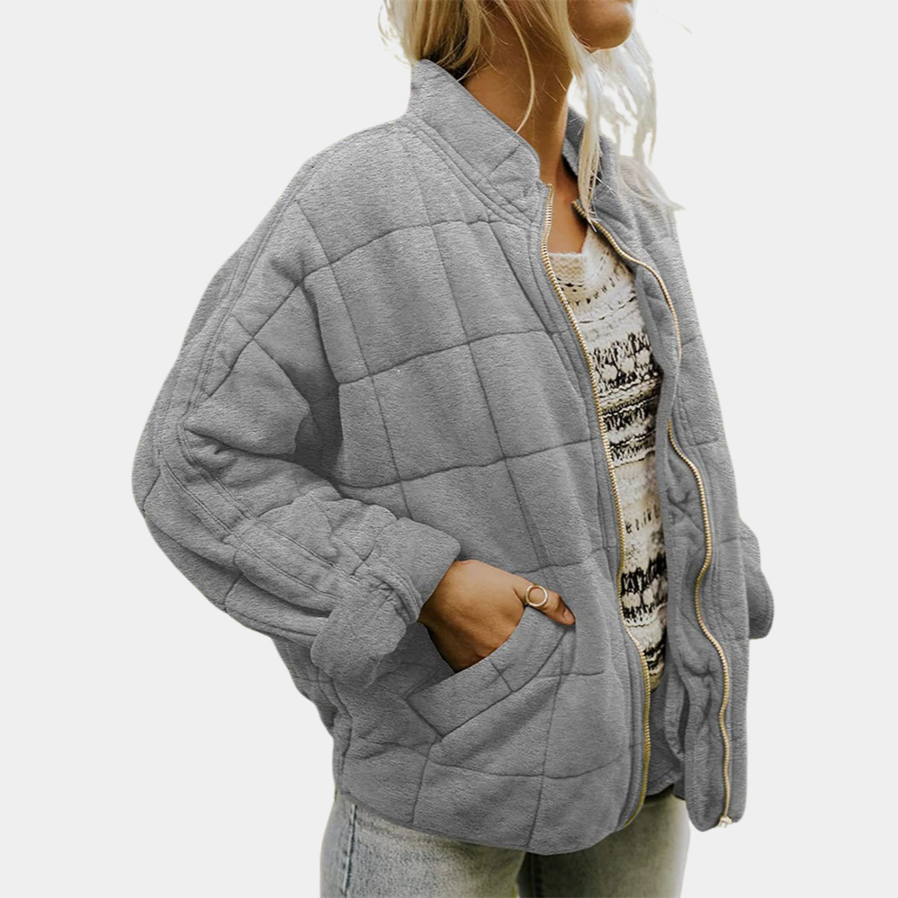 Damen - Warme Steppjacke - Bequeme, leichte Oberbekleidung für kaltes Wetter - Stylisch & gemütlich