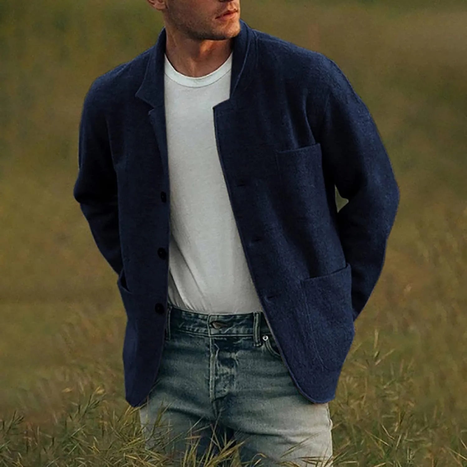 Herren - Casual Blazer - Hochwertigem Material - Stilvolles Design - Vielseitig für jeden Anlass