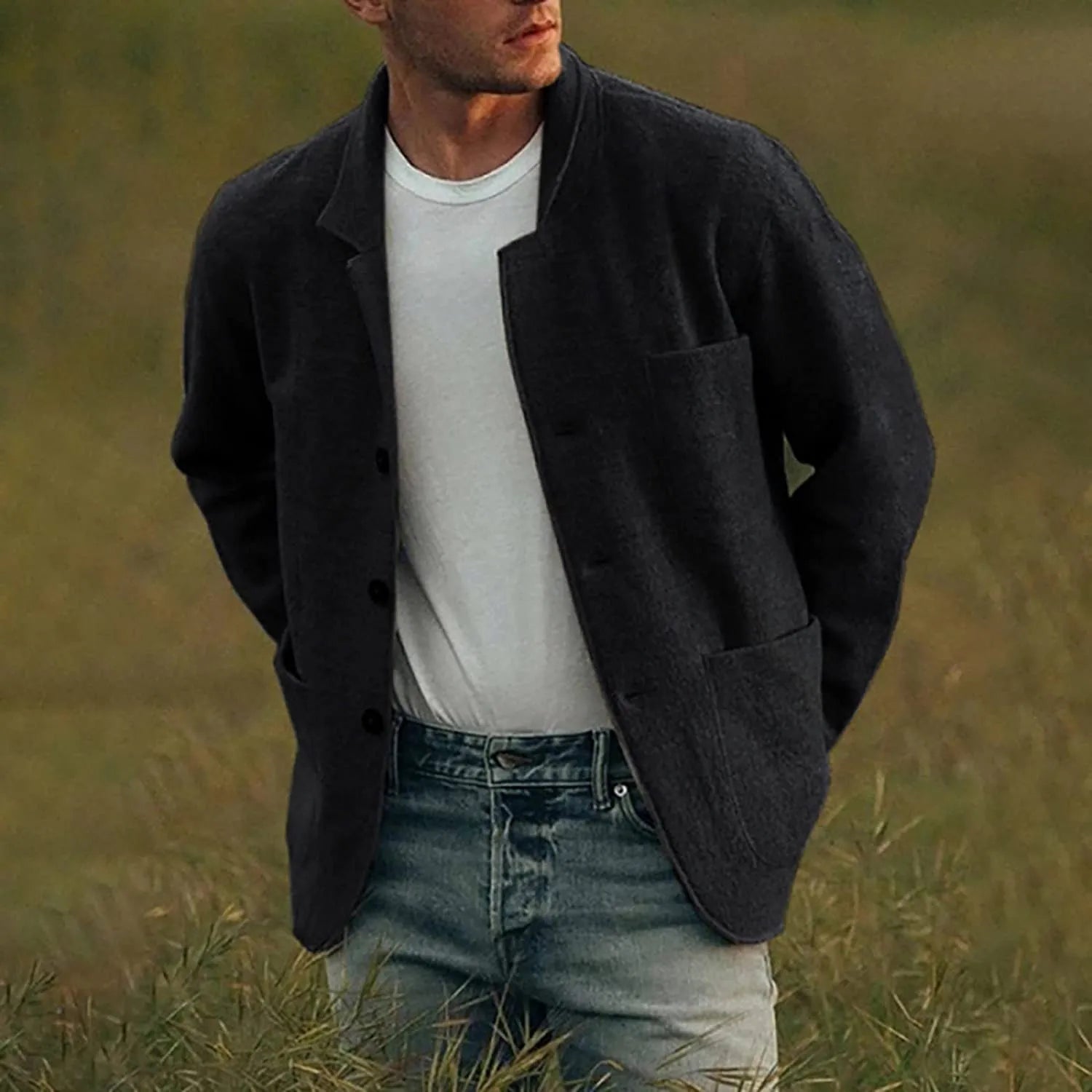 Herren - Casual Blazer - Hochwertigem Material - Stilvolles Design - Vielseitig für jeden Anlass