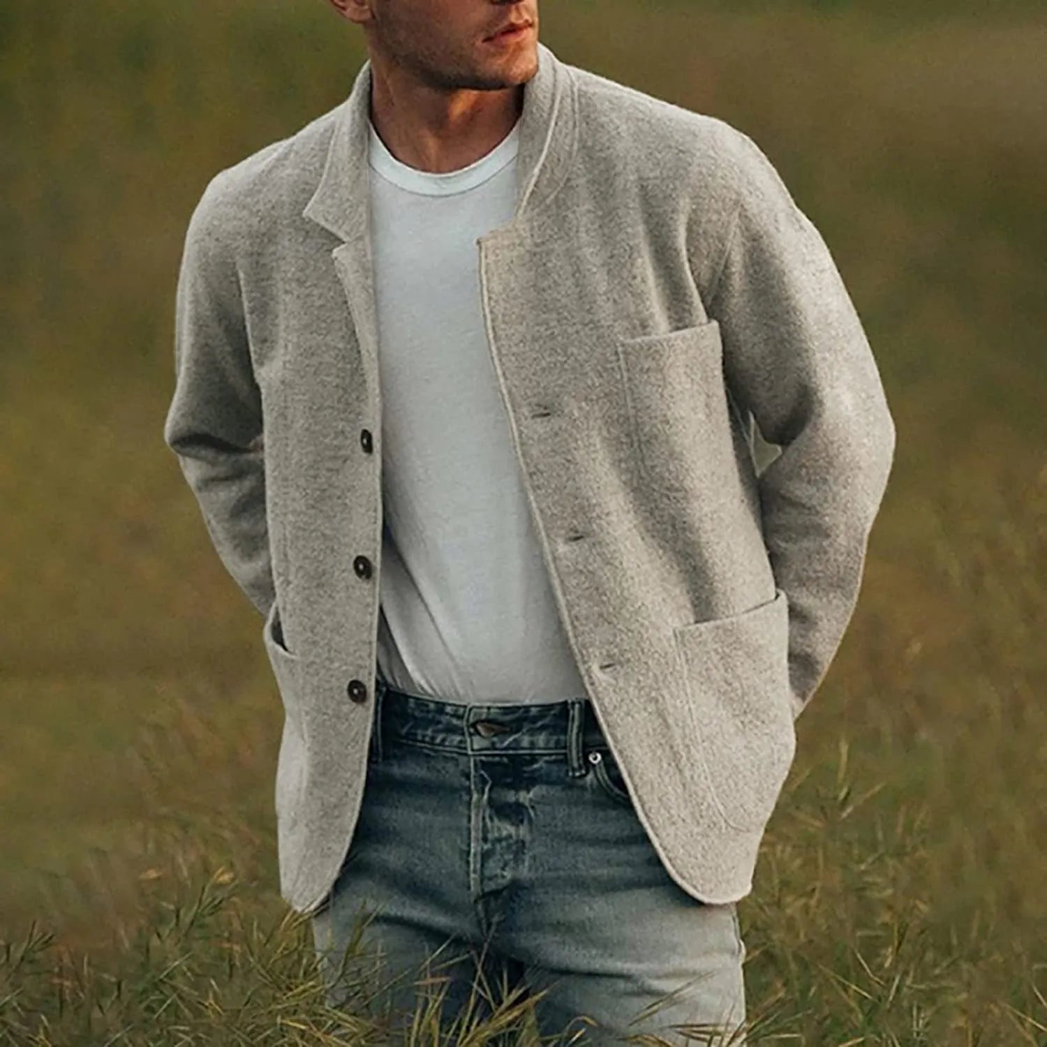 Herren - Casual Blazer - Hochwertigem Material - Stilvolles Design - Vielseitig für jeden Anlass