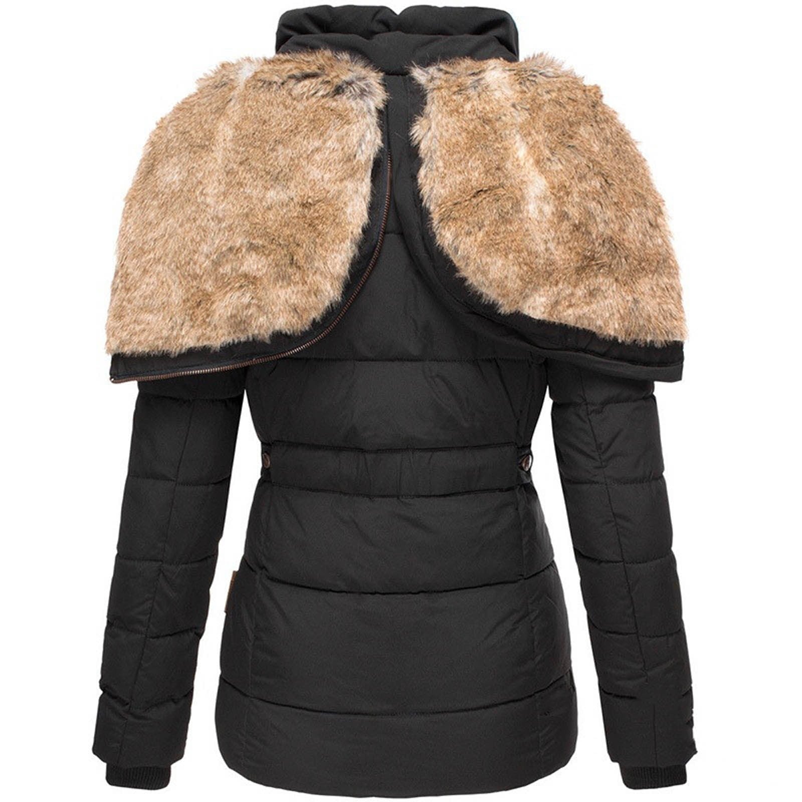 Damen - Fashion Jacket - Weicher Kunstpelz - Gemütliches & Stilvolles - Winter Essential für jeden Anlass