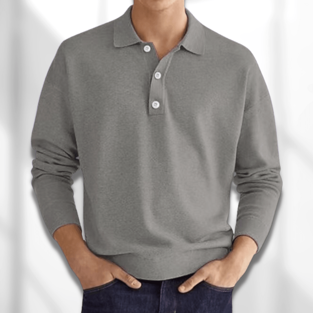 Herren - Kurzarm Polohemd - Baumwolle - Bequeme Freizeitkleidung für stilvolle Outfits