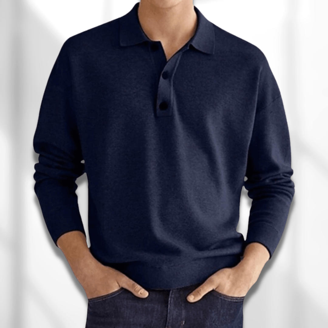 Herren - Kurzarm Polohemd - Baumwolle - Bequeme Freizeitkleidung für stilvolle Outfits