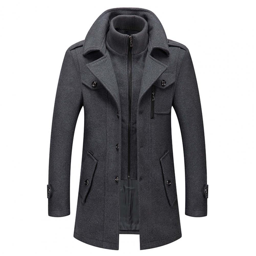 Herren - Zweiteilige Winterjacke - Langlebigen Materialien - Warme, bequeme und modische Oberbekleidung für kalte Tage