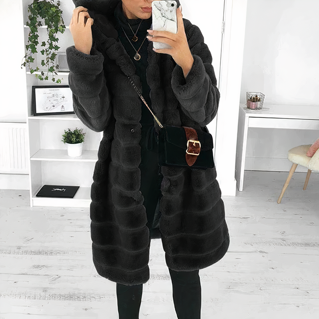 Suzan® | Winterjacke mit langer Kapuze und Kunstpelz für Frauen