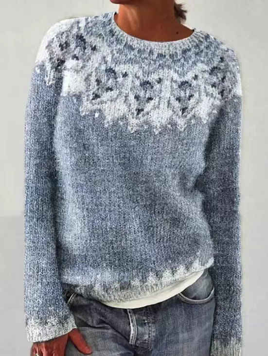 Damen - Islandpullover - Kuschelige Wollmischung - Klassischer nordischer Stil für ultimativen Komfort