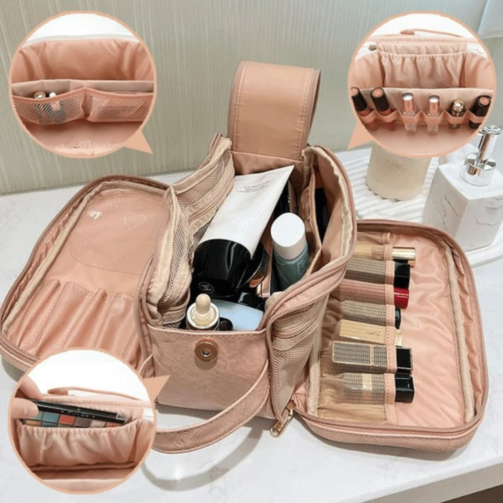 GlamPro™ - Reise-Kosmetiktasche mit großem Fassungsvermögen