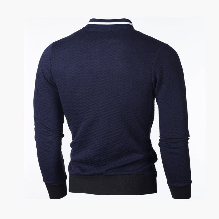 Herren - Jacke - Slim Fit Kariert - Baumwollmischung - Sportlicher Stil für modische Outfits