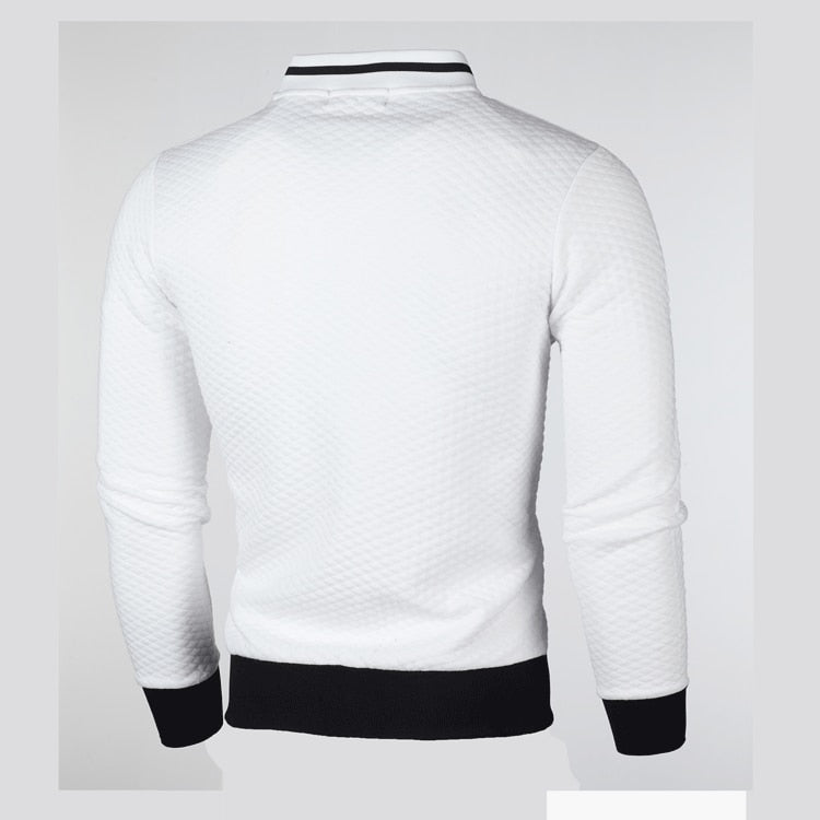 Herren - Jacke - Slim Fit Kariert - Baumwollmischung - Sportlicher Stil für modische Outfits