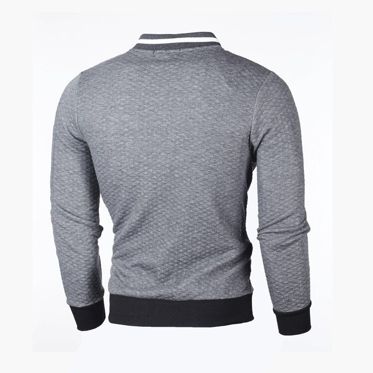 Herren - Jacke - Slim Fit Kariert - Baumwollmischung - Sportlicher Stil für modische Outfits