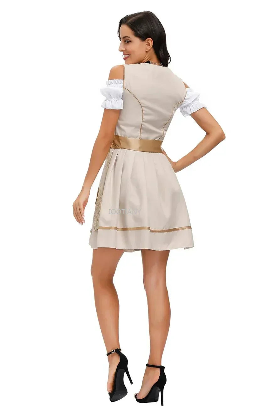 Damen Bayerisches Oktoberfest Dirndl Kleid