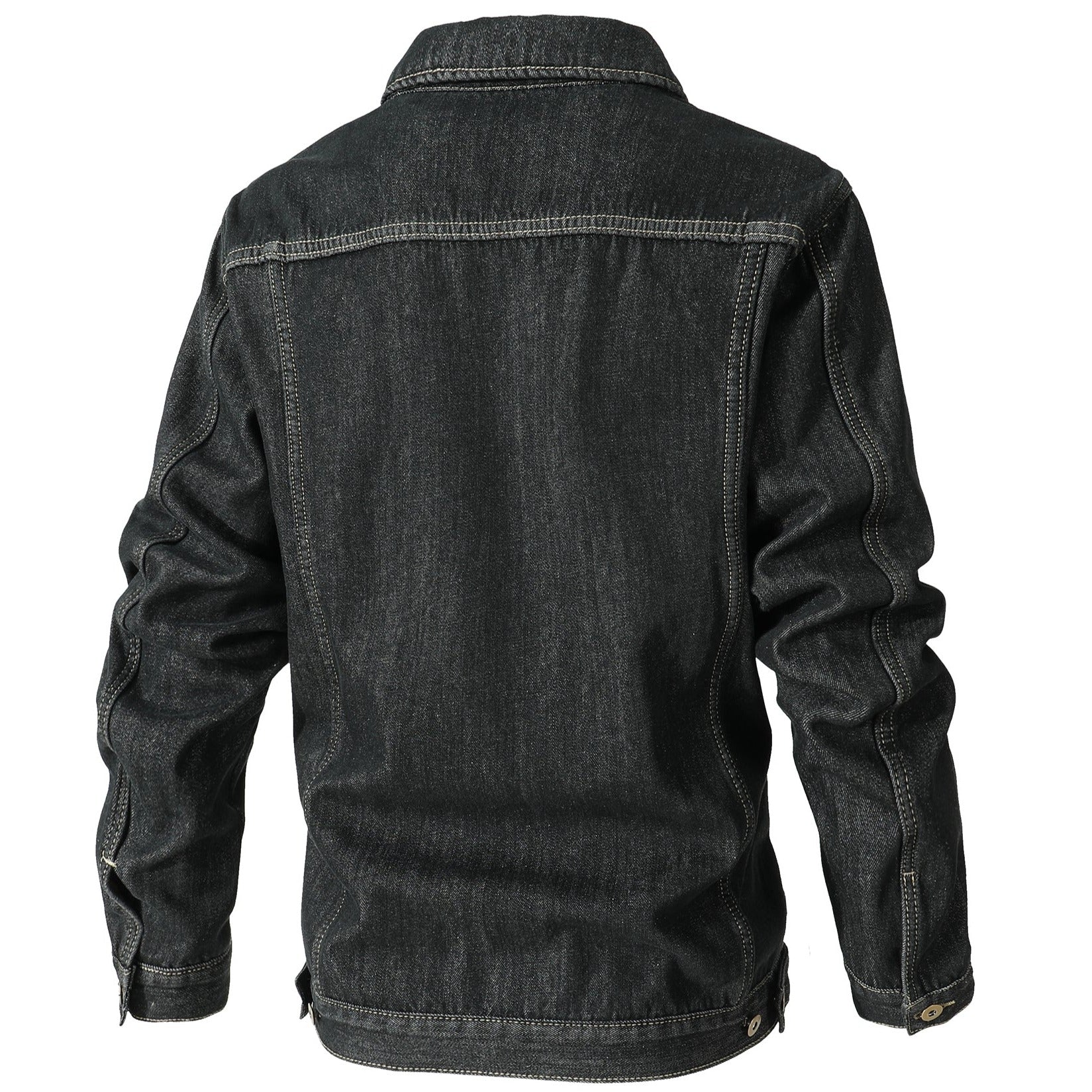 Herren - Jeansjacke - Fleece Gefütterte - Warme und stylische Oberbekleidung für kaltes Wetter