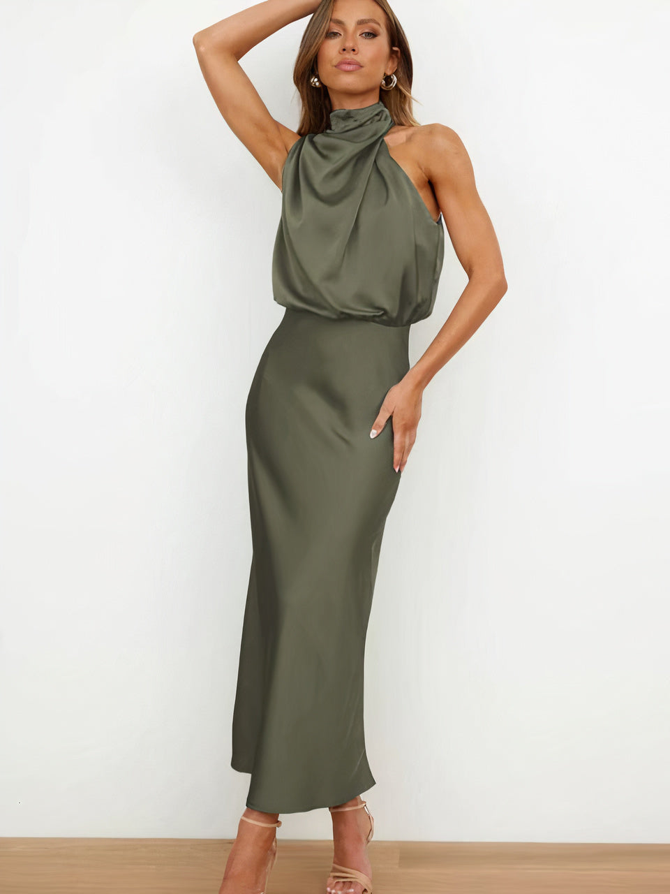 Damen - Elegantes Maxikleid - Leichtes Material - Chic Stil - Perfekt für jeden Anlass