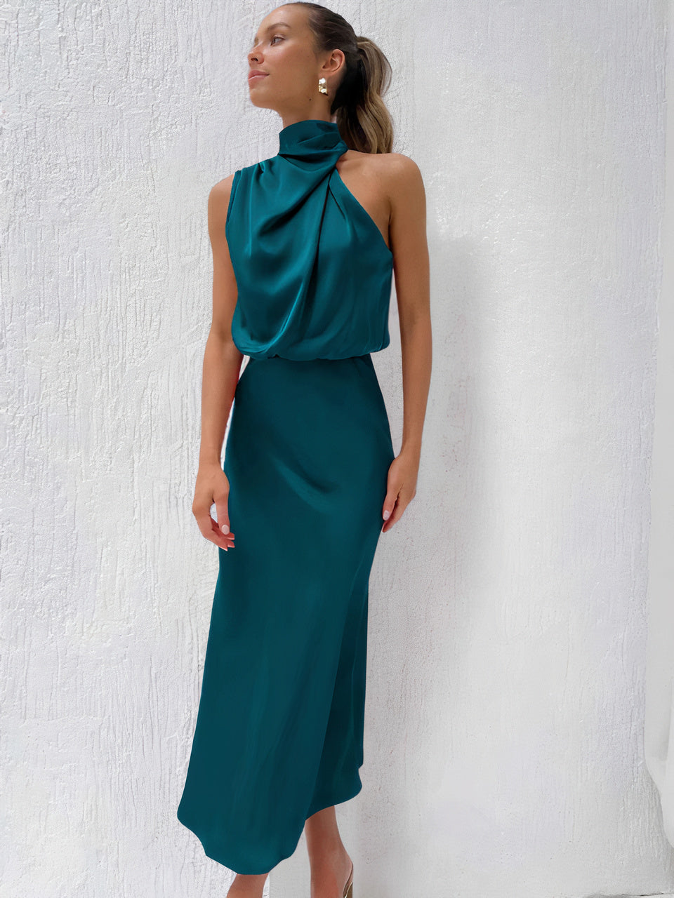 Damen - Elegantes Maxikleid - Leichtes Material - Chic Stil - Perfekt für jeden Anlass