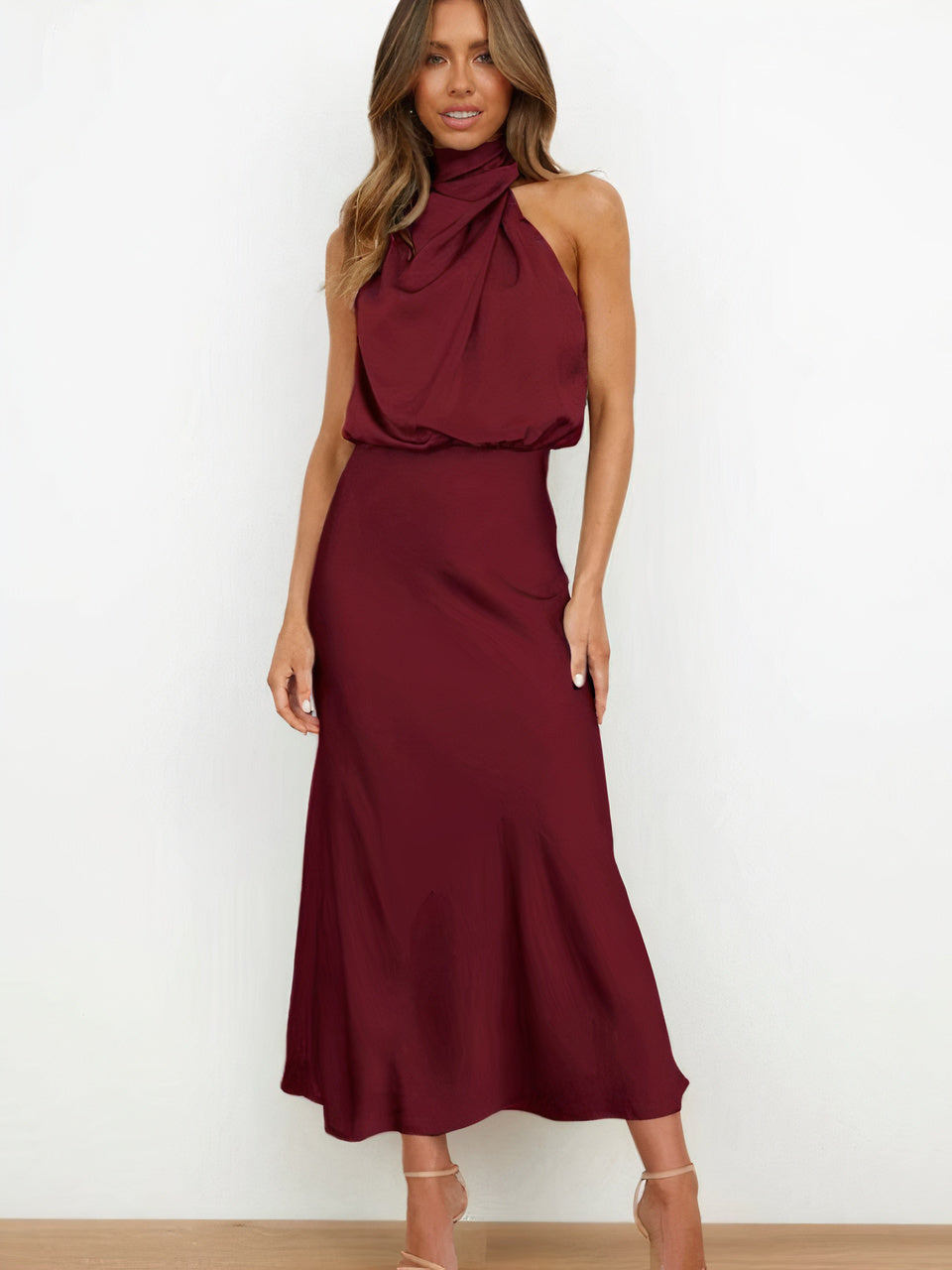 Damen - Elegantes Maxikleid - Leichtes Material - Chic Stil - Perfekt für jeden Anlass