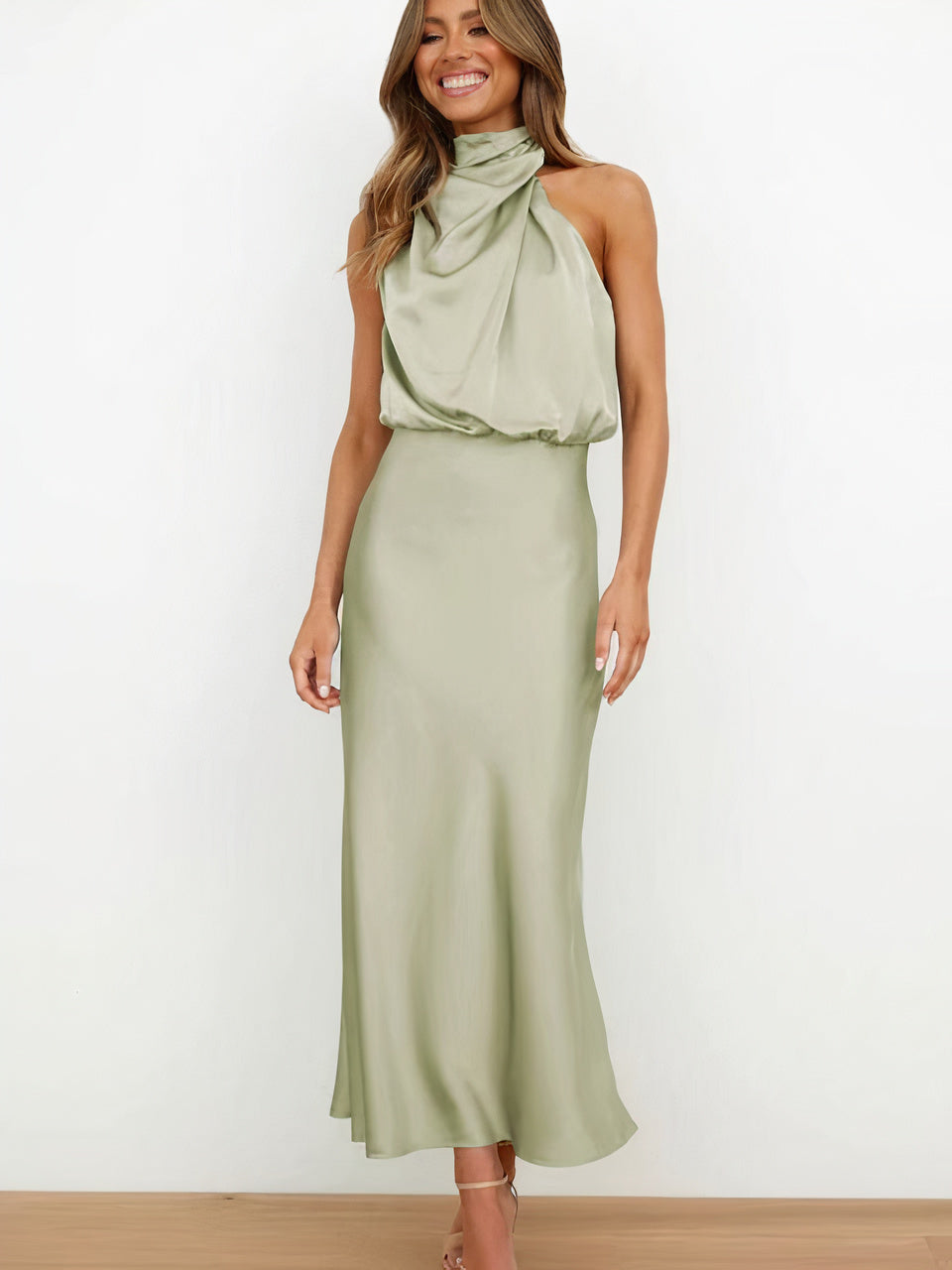 Damen - Elegantes Maxikleid - Leichtes Material - Chic Stil - Perfekt für jeden Anlass